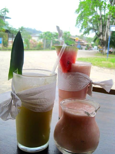 Zion Cafe smoothies