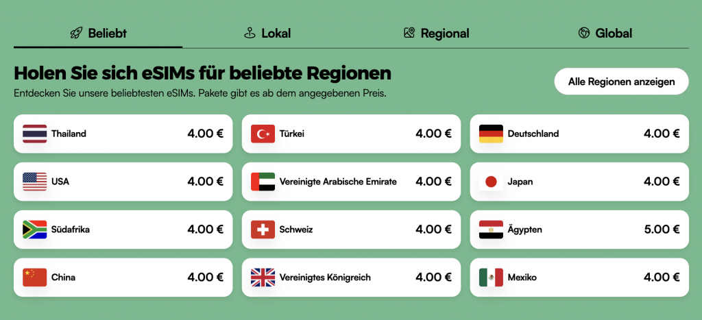 Airalo eSIM Erfahrungen